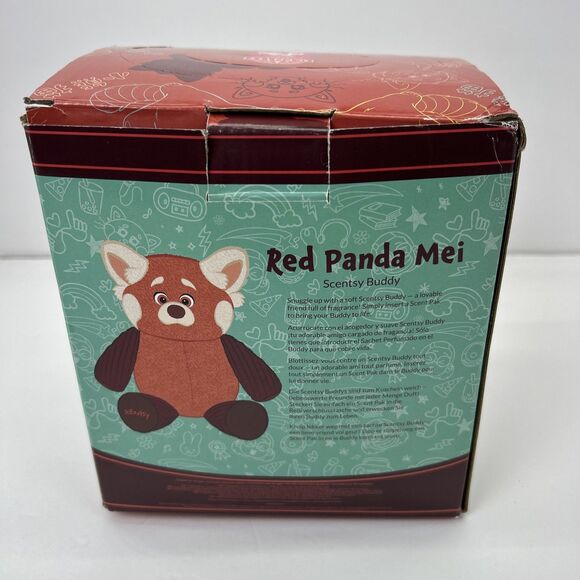 Scentsy Disney's Pixar RED PANDA MEI Scentsy Buddy Scent Pak Turning Red NIOB - Picture 9 of 12